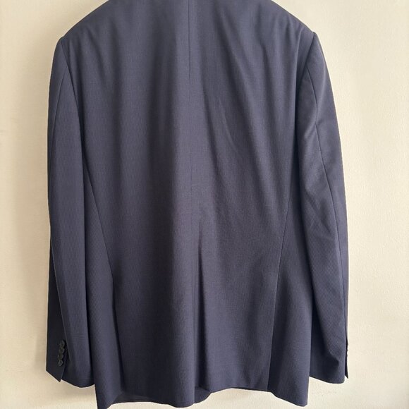 $2750 Z Zegna Navy Blue Wool Suit - 42,  Pants 32-33 - Picture 7 of 15